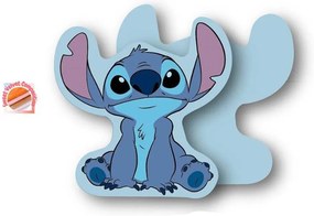 Διακοσμητικό Μαξιλάρι Μικρό Disney Home Velboa 15εκ. Stitch 85 Sky Blue DimCol