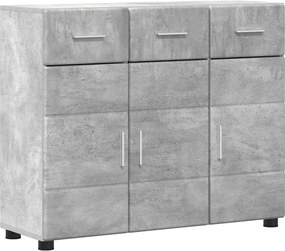 vidaXL Πλαϊνό γραφείο FLORIN 88,5 x 30,5 x 73 εκ Σκυρόδεμα Γκρι