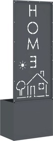 vidaXL Οθόνη Ιδιωτικότητας Κήπου Ανθρακί 50 x 32 x 150 εκ