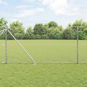 vidaXL Φράκτης Hexagon 1x50 μ γαλβανισμένος χάλυβας