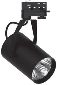 Σποτ Φωτιστικό Τριφασικής Ράγας LED 30W IP20 3000K Μαύρο T00901-BL Inlight-T00901-BL-Μαύρο T00901-BL