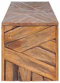 vidaXL Έπιπλο Τηλεόρασης 110 x 60 x 38 εκ. από Μασίφ Ξύλο Teak