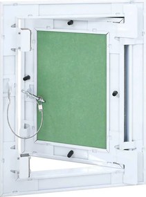 vidaXL Πάνελ Πρόσβασης Πράσινο και Ασημί 25 x 30 cm