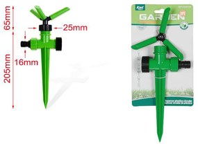 KMT Tools Tριπλό Καρφωτό-Μπεκ Ποτίσματος Κήπου 27cm - Triple Spike Garden Watering Nozzle