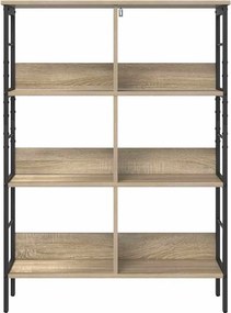 vidaXL Ράφι Βιβλίων Δρύς Sonoma 82 x 32 x 112 εκ. Επεξεργασμένο ξύλο