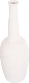 ΕΠΙΤΡΑΠΕΖΙΟ ΚΕΡΑΜΙΚΟ ΔΙΑΚΟΣΜΗΤΙΚΟ ELENDIL HM4592.01 ΥΠΟΛΕΥΚΟ ΚΡΥΣΤΑΛΛΙΚΟ Φ10x30Υ εκ