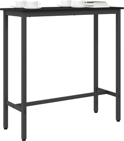 vidaXL τραπέζι Μαύρη Οξυά 100 x 40 x 100,5 εκ