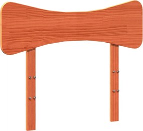 vidaXL Σκελετός Κρεβ. Χωρίς Στρώμα Καφέ Κεριού 100x200 εκ Μασίφ Πεύκο