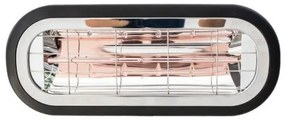 Σόμπα Εξωτερικού Χώρου PRIH-81008 2000W Λάμπα Amber Μαύρο 810008 Primo-810008-Μαύρο 810008