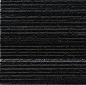 vidaXL Πλακάκι Χαλιού Ριγέ Σκούρο Γκρι 50 x 50 cm 4 pcs
