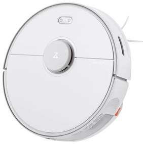 Ρομποτική ηλεκτρική σκούπα Roborock S5 Max, 58W, Wi-Fi, 2000Pa, 460 ml, 200 m2, Αυτονομία έως 190 λεπτά, Turbo, Φωνητικές εντολές, Λευκό