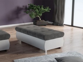 Σκαμπό Comfivo 123, Γκρι, 39x60x120cm, 22 kg, Οικολογικό δέρμα + Ταπισερί, Πόδια: Μέταλλο | Epipla1.gr