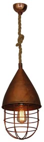 Φωτιστικό Οροφής Κρεμαστό HL-231S-1P 77-3008 Cleitus Old Copper Homelighting Metal