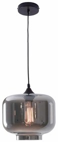 Φωτιστικό Οροφής Μονόφωτο Zambelis 14102 Smoked Grey