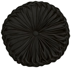 Βελουτέ  Διακοσμητικό Μαξιλάρι (Φ40) Das Home Cushions 0252 Black