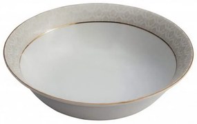 Σαλατιέρα Πορσελάνινη PR14141104 Φ23cm White-Gold Oriana Ferelli® Small Porcelain