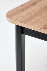 FLORIAN table artisan oak/black DIOMMI V-PL-FLORIAN-ST-ARTISAN/CZARNY