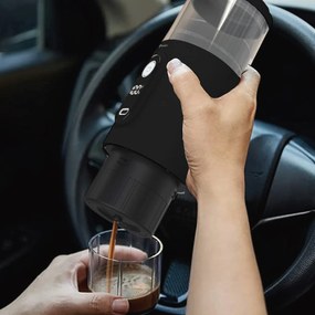 HomeVero Portable Espresso Maker Black