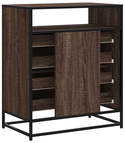 vidaXL Συρταριέρα Καφέ Δρυς 70x41x83,5 εκ. από Επεξεργασμένο Ξύλο
