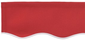 vidaXL Τέντα Βαλάνς για Πλαίσιο 6 μ Κόκκινη 5.8x0.2 μ