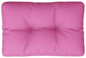 Μαξιλάρι Παλέτας Ροζ 50 x 40 x 12 εκ. Υφασμάτινο - Ροζ