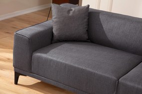 3-Seat Sofa Petra 3 -Anthracite Anthracite