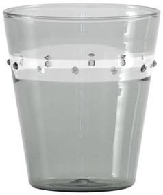 Ποτήρι Νερού A Pallini (Σετ 4Τμχ) APL0109 300ml Grey Zafferano Γυαλί