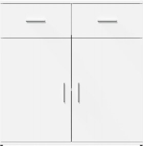 vidaXL Ραφιέρα Λευκή 79 x 38 x 80 εκ. από Επεξεργασμένο Ξύλο