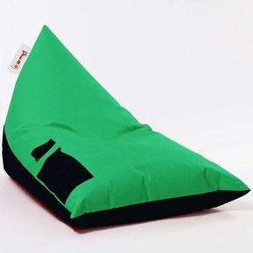 Πουφ Αδιάβροχο Pyramid 248FRN1207 145x90x35cm Green-Black