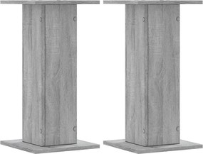 vidaXL Βάσεις Ηχείων 2 Τεμ. Γκρι Sonoma 30x30x60εκ. Επεξεργασμένο Ξύλο