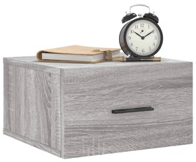 vidaXL Κομοδίνα Επιτοίχια 2 τεμ. Γκρι Sonoma 35 x 35 x 20 εκ.
