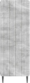 vidaXL Πλαϊνό γραφείο Γκρι Σκυροδέματος 34,5 x 33 x 92 εκ.
