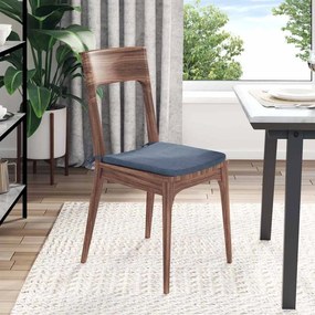 vidaXL Μαξιλάρια καθισμάτων 4 pcs Μπλε 40 x 40 x 3 cm