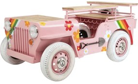 Μπαρ  Flower Power Car Μεταλλικό Ροζ 241*119*104εκ. - Ροζ