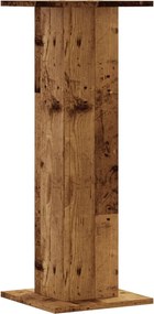 vidaXL Βάσεις Φυτών 2 τεμ. Όψη Παλαιού Ξύλου 30x30x80 εκ. Επεξ. Ξύλο