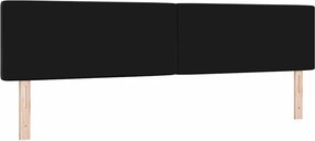 vidaXL Κεφαλάρι Μαύρο 200 cm Βελούδο