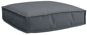 vidaXL Μαξιλάρι παλέτας για κάθισμα Ανθρακί 60 x 60 x 12 cm