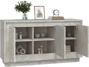 vidaXL Ντουλάπι Γκρι Σκυροδέματος 102x35x55 εκ. Επεξεργασμένο Ξύλο
