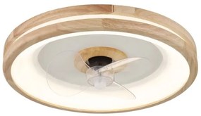Ανεμιστήρας Οροφής LED 30W Μπεζ 3CCT Φ50 Gatian Globo Lighting-3650-Μπεζ 03650