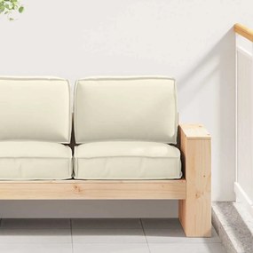 vidaXL Σετ Μαξιλαριών Πάγου 2 pcs Κρεμ 60 x 60 x 12 cm Ύφασμα Oxford