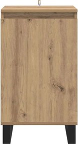 vidaXL Πλαϊνό γραφείο Artisan Oak 40 x 35 x 70 εκ. Επεξεργασμένο ξύλο
