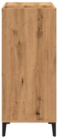vidaXL Δισκοθήκη τεχνίτης Δρυς 84,5 x 38 x 89εκ από Επεξεργασμένο Ξύλο
