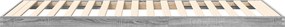 vidaXL Κρεβάτι δαπέδου Σονόμα 75 x 190 cm Επεξεργασμένο ξύλο