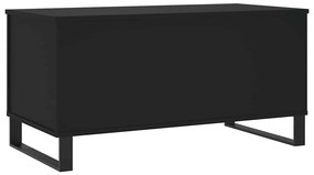 vidaXL Τραπεζάκι Σαλονιού Μαύρο 90x44,5x45 εκ. Επεξεργασμένο Ξύλο