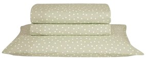 Σεντόνι Μονό Με Λάστιχο Leyla 21 Light Green 100x200+35 - Kentia