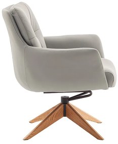 Bali Καρεκλα Relax Μαύρη + Υποπόδιο 83x86x102 cm