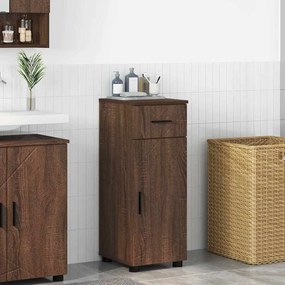 vidaXL Ντουλάπι Μπάνιου Καφέ δρυς 30 x 35 x 80 εκ Επεξεργασμένο ξύλο