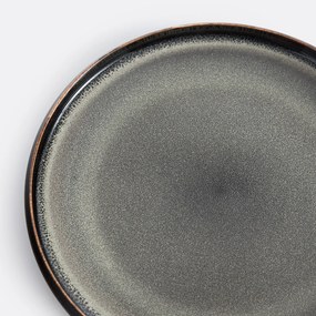 Σετ 4 επιδόρπια πιάτα από κεραμικό με σμάλτο, Zuka