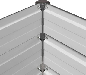 vidaXL Υψωμένο Κρεβάτι Κήπου Ανθρακί 400 x 40 x 55 εκ.