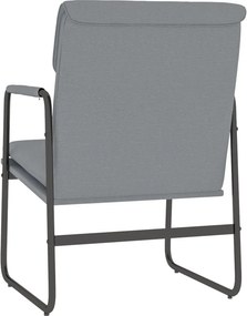 vidaXL Πολυθρόνα Ανοιχτό Γκρι 55 x 64 x 80 εκ. Υφασμάτινη